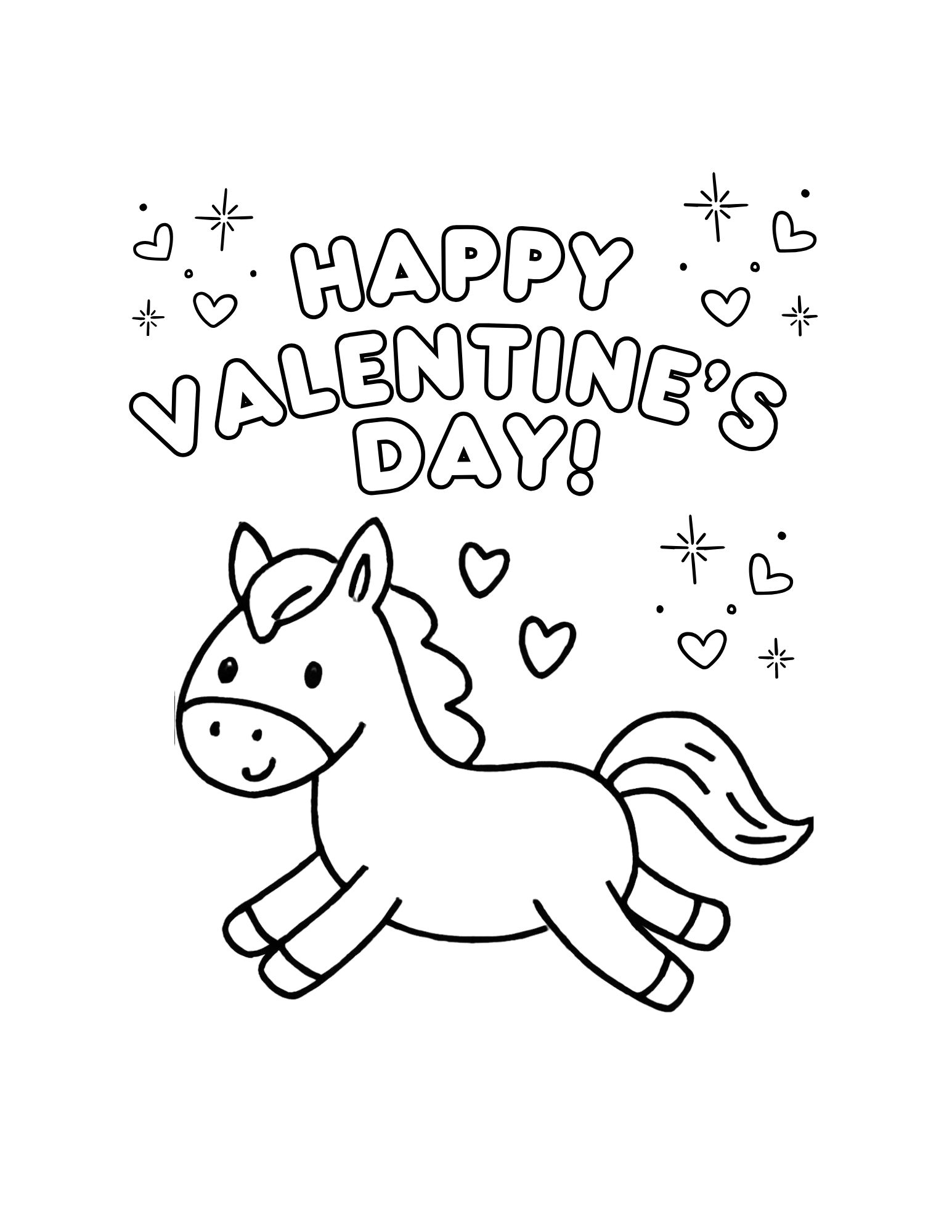Adult Coloring Pages Horse | Coloring Page Mimi Panda, image size:1545x1999